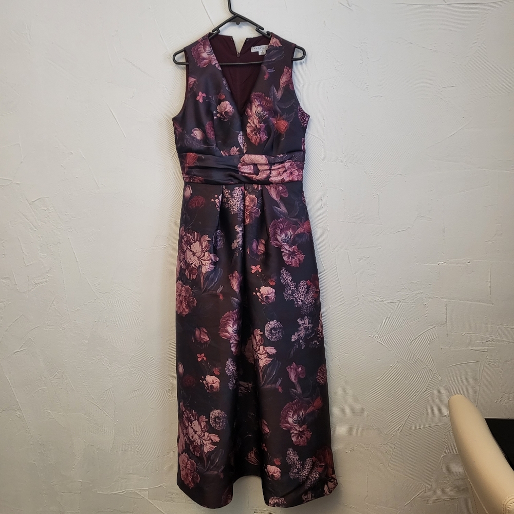 Kay Unger Floral Gown